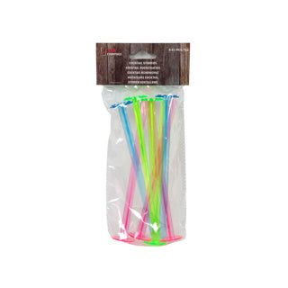 Utensili da cucina pestello tonico o pestello da cocktail 8 pezzi lunghezza 18 cm in plastica
