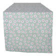 Daisy flowers tafelloper groen 50x140 cm | 3 stuks