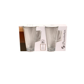 Bicchiere latte macchiato vela 38 cl set 2 | 2 pezzi