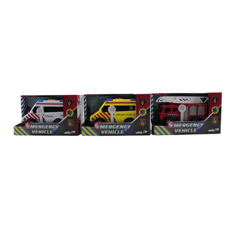 Veicolo di emergenza Johntoy con lunghezza 13x6xh7,5cm