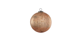 Kerstbal glas champagne - d20cm