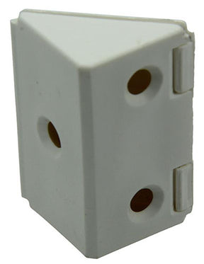 Mack 1013642 - 4 connettori angolari larghi bianco | 5 pezzi