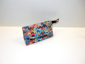 Beauty case multicolore con specchio 17,5x10cm