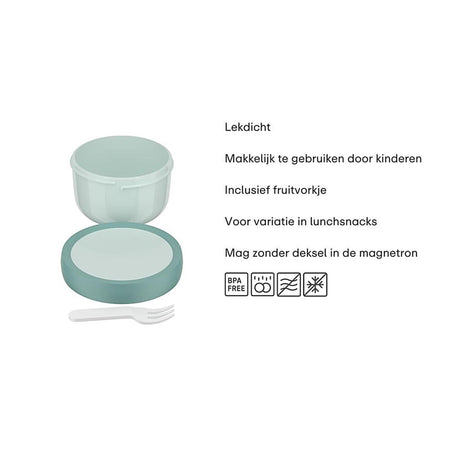 Mepal Unicorno Glow Fruit Box Campus 300ml