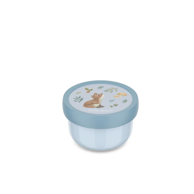 Mepal Fruit Box Campus Little Dutch - 300 ml - inclusa forchetta da frutta - si chiude bene - scatola per snack - amici della foresta