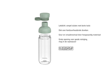 Borraccia Mepal vita 500ml - nero nordico