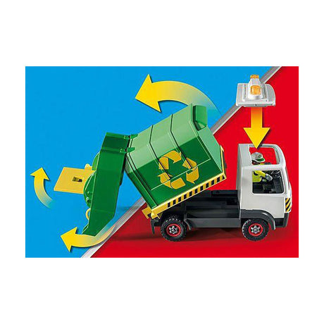 Playmobil City Life camion della spazzatura per il riciclaggio - 71235