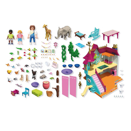 Playmobil animali amici vivace casa degli animali - 71853