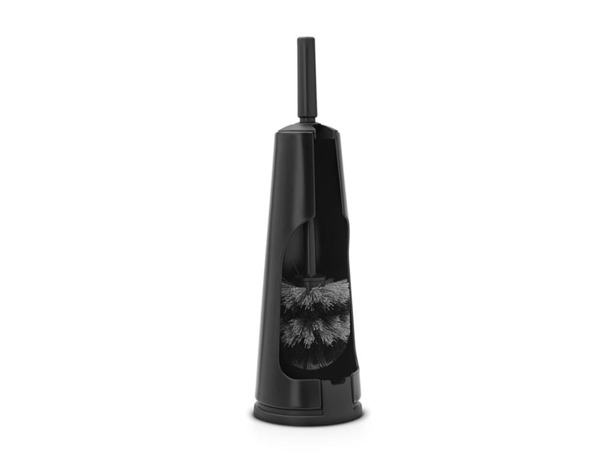 Brabantia rinnova scopino per WC - con supporto - da installazione - nero opaco