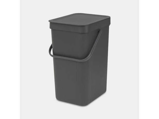Pattumiera Brabantia sort go - 12 litri - grigio scuro