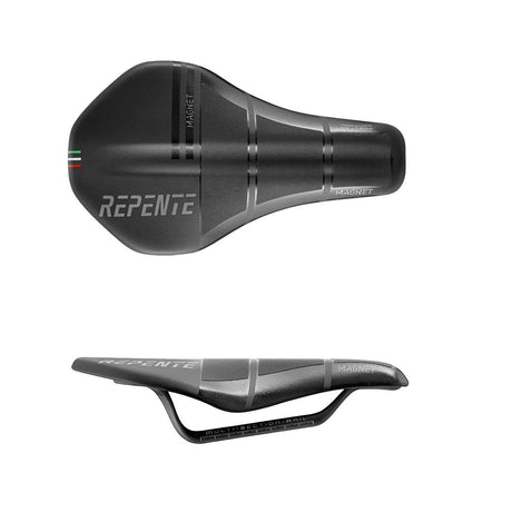 Sella Repente magnete triathlon binari in carbonio nero