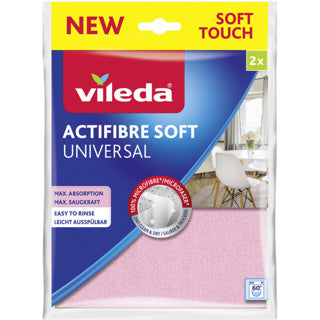 Vileda 1072057 - panno morbido actifibre 2pz | 5 pezzi