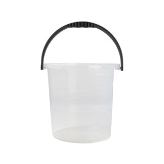 Secchio trasparente 10 litri | 3 pezzi