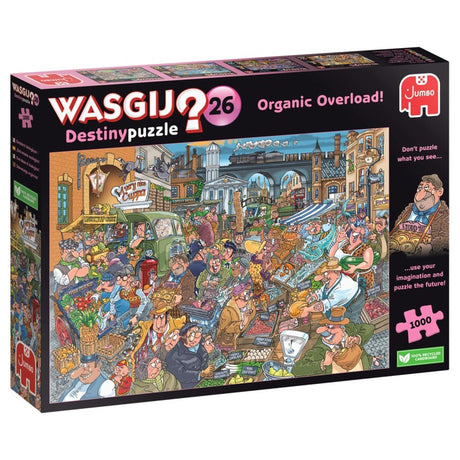 Jumbo wasgij destino 26 puzzle - pieno di bio!, ​​1000 pezzi.