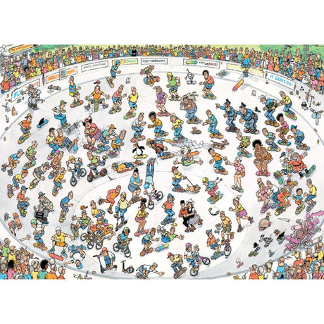 Puzzle Jumbo Jan van Haasteren skateboard nella ciotola 2000 pezzi