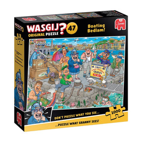 Jumbo wasgij puzzle originale 47 - nella barca! - 1000 pezzi.