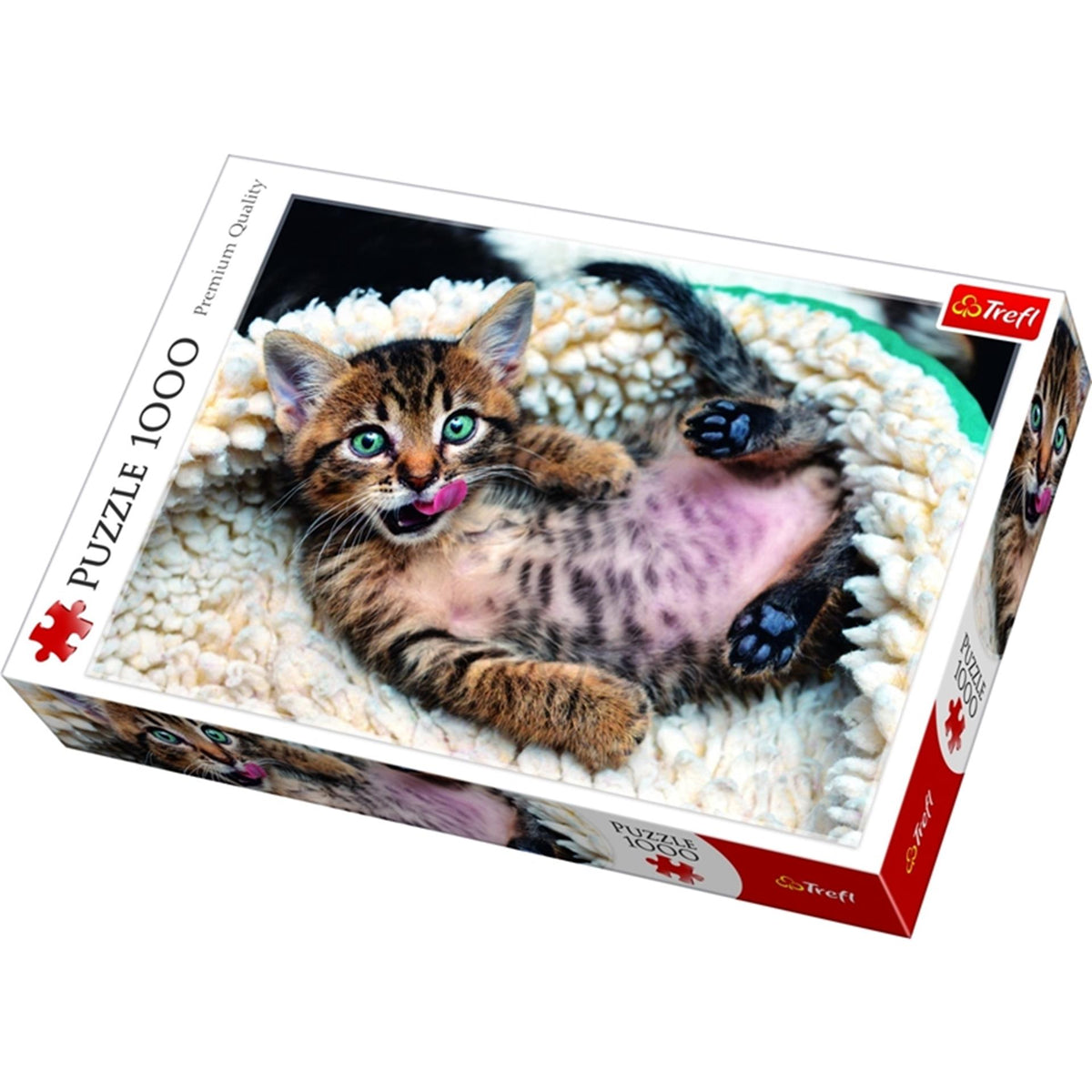 Puzzle 1000 pezzi - gattino felice