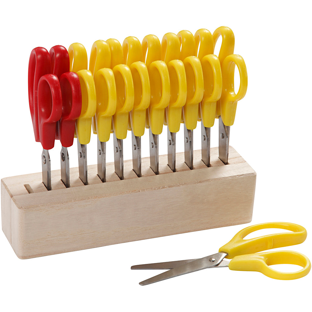 Azienda creativa https: www.cchobby.nl forbici-per-bambini-l-12-5-cm-rotonde-12-pezzi-1-scatola