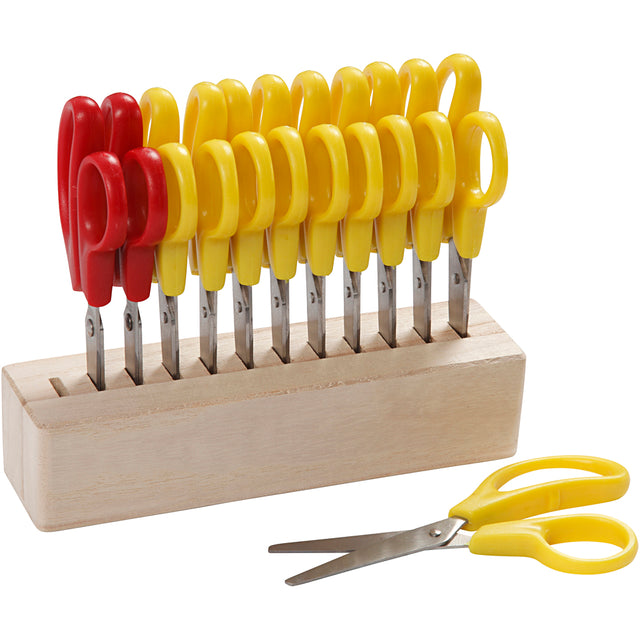 Azienda creativa https: www.cchobby.nl forbici-per-bambini-l-12-5-cm-rotonde-12-pezzi-1-scatola