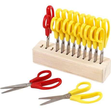Azienda creativa https: www.cchobby.nl forbici-per-bambini-l-12-5-cm-rotonde-12-pezzi-1-scatola