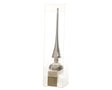 Decoris peak vetro lucido 26cm argento