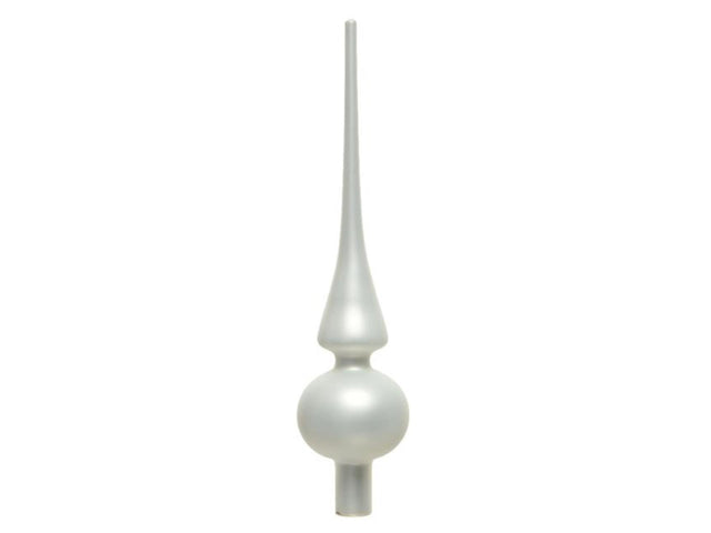 Decoris picco natalizio invernale bianco 26 cm
