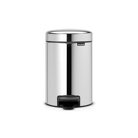 Pattumiera Brabantia newicon - 3 litri - bagno - acciaio brillante
