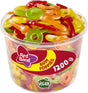 Foppies in gomma con fascia rossa - chiavi caramelle - pret fun - silo 100 pz