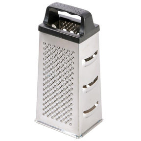 Grattugia per verdure Westmark con 4 superfici di taglio e grattugia, altezza: 15,7 cm, plastica in acciaio inossidabile, nero argento, 11422270