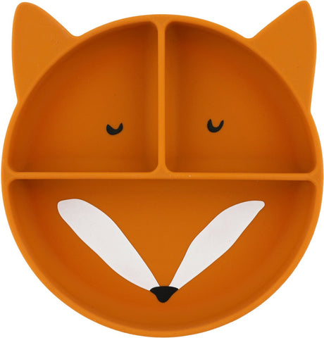 Trixie piatto in silicone con scomparti e ventosa - mr. volpe