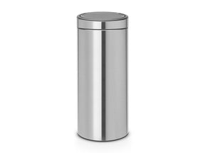 Pattumiera Brabantia touch bin - 30 litri - acciaio opaco antimpronta