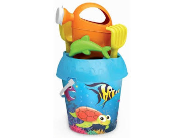 Set secchiello da pesca adriatico ø18cm con annaffiatoio