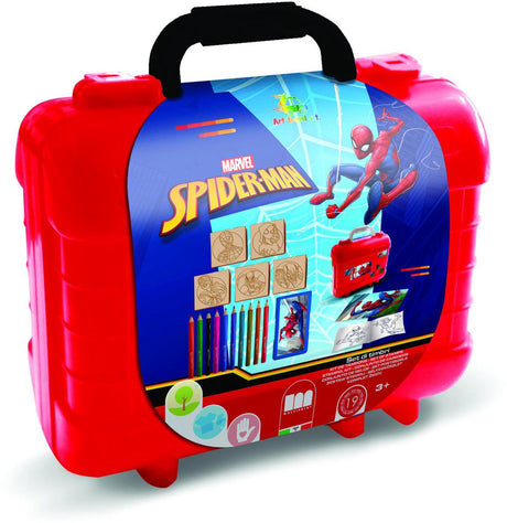 Timbro da viaggio Spider-Man Spiderman e custodia colorata