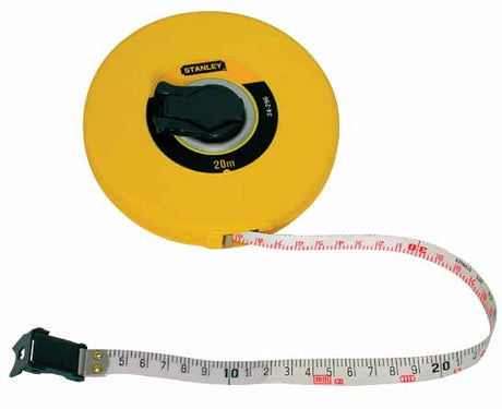 Stanley geometra fibra di vetro 20m - scatola chiusa 12,7mm - 0-34-296