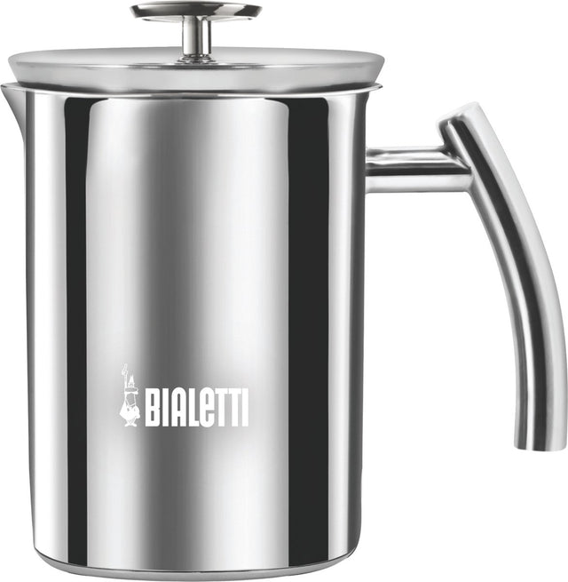 Bialetti cappuccinatore montalatte a induzione 330 ml - montalatte in acciaio inox per induzione - montalatte manuale - per cappuccino latte macchiato