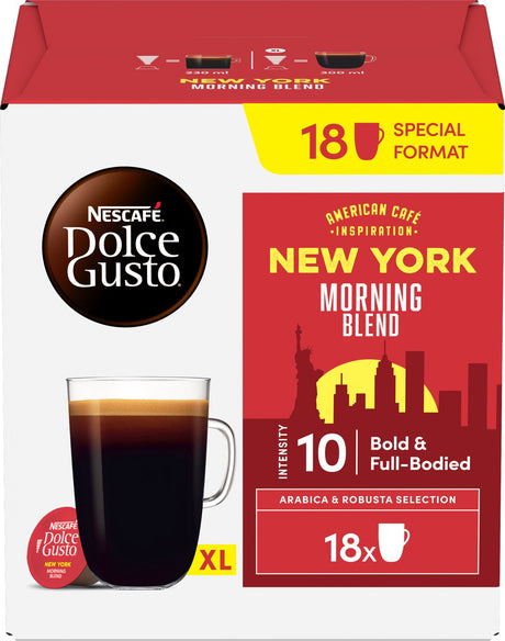 Capsule Nescafé Dolce Gusto miscela New York Morning - 54 tazzine per 54 tazze di caffè