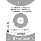 Schede exacompta 10209e carta bianca