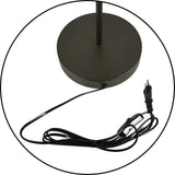 Lampada da tavolo Ngk vetro e metallo 65cm