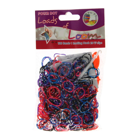 Set fasce Loom a pois, 600pz.