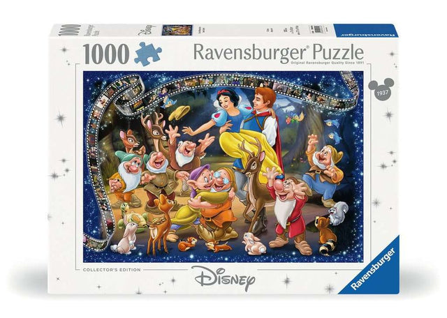 Puzzle Ravensburger Puzzle Disney Biancaneve 1000 pezzi cartone animato.