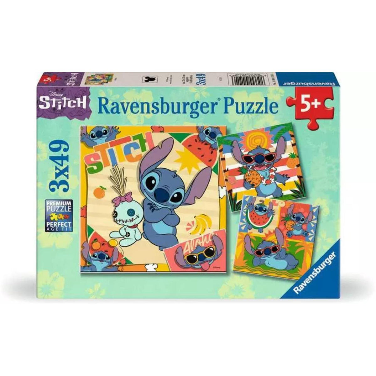 Puzzle Ravensburger Disney Stitch 3x49 pezzi