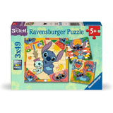 Puzzle Ravensburger Disney Stitch 3x49 pezzi