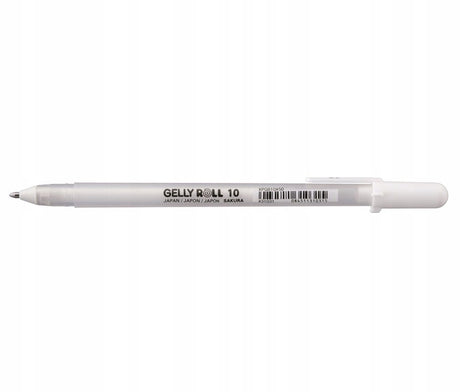 Penna gel bianca Sakura Gelly Roll Basic 10 0,5 mm