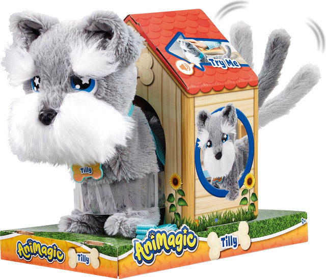 Goliath animagic - tilly terrier - cane di peluche - peluche interattivo