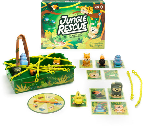 Gioco di salvataggio nella giungla con risorse didattiche - 3+