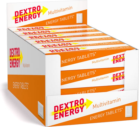 Dextro Energy Multivitaminico - 24 x 14 pezzi - compresse di destrosio con 10 vitamine - destrosio - zuccheri veloci