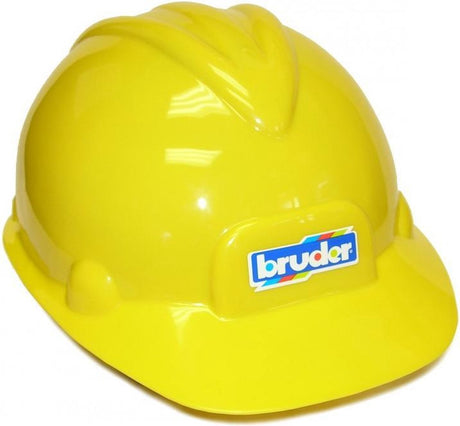 Casco da costruzione Bruder - Casco giocattolo giallo per bambini - a partire da 3 anni