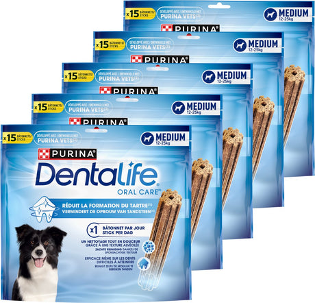 Dentalife Daily Oral Care Medium - Snack per Cani - Pollo - 5 x 345 g