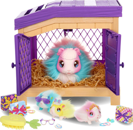 Piccoli animali vivi mamma sorpresa animale interattivo arcobaleno