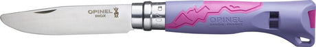 Coltello tascabile junior da esterno Opinel n.07 - acciaio inossidabile - viola